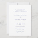 Search for shades of blue wedding invitations Modern