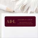 Search for traditional return address labels Initials