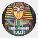 Search for egyptian pharaoh stickers Tutankhamen