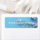 Search for forget me not return address labels Pretty