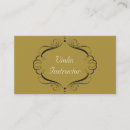 Search for violin business cards Gold