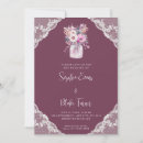 Search for burgundy lace wedding invitations Country