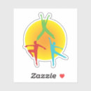 Search for gymnast silhouette stickers Dancer