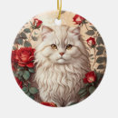 Search for persian cat christmas tree decorations Kitty