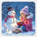 Search for snowman girl stickers Pink
