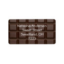 Search for chocolate candy return address labels Sweets