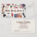 Search for cosmetics business cards Make up