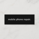 Search for cell phone business cards Unique