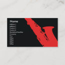 Search for saxaphone business cards Band