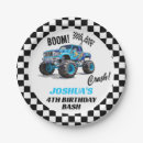 Search for truck paper plates Monster truck birthday
