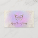 Search for butterfly design business cards Aesthetician