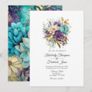 Search for purple and teal invitations Floral