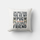 Search for funny pug cushions Puppy