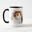 Search for calico cats mugs Watercolor