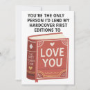 Search for book lover cards Funny