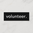 Search for volunteer business cards Nonprofit