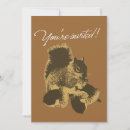 Search for squirrel party invitations Forest