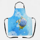 Search for shades of blue aprons Watercolor