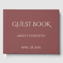 Search for party 30th birthday guest books For her