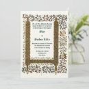 Search for mediaeval invitations Floral