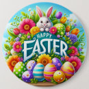 Search for easter bunny and egg badges Flower
