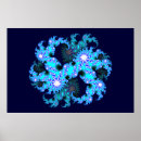 Search for fractal explosion posters Blue