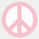 Search for pink peace symbol stickers For her
