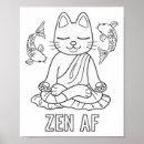 Search for cat zen art Mindfulness