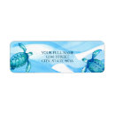 Search for green sea turtle return address labels Blue