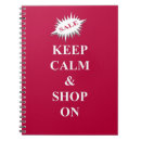Search for keep calm notebooks Red