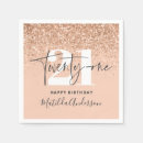 Search for 21st birthday napkins Chic