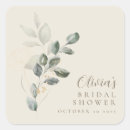 Search for leaf design stickers Bridal shower