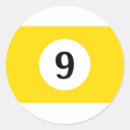 Search for number 9 stickers Ball
