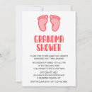 Search for grandma shower invitations First time grandma