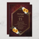 Search for burgundy border invitations Flowers