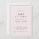 Search for blush pink baby shower invitations Dusty rose