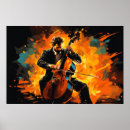 Search for abstract musical art posters Bass