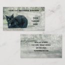 Search for grooming business cards Black