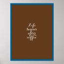 Search for teal and brown posters Blue