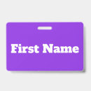 Search for purple id badges Basic
