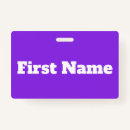 Search for purple id badges Basic