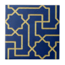 Search for blue moroccan pattern tiles Vintage