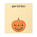 Search for halloween notepads Pumpkin