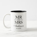 Search for just married mugs Elegant