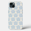 Search for blue flower iphone cases Retro