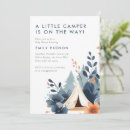Search for camping tent invitations Watercolor