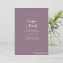 Search for plum purple wedding invitations Modern