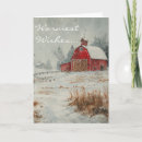 Search for country rustic christmas cards Barn