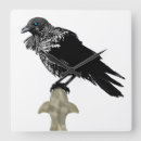 Search for raven clocks Halloween