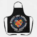 Search for autism supporter aprons Awareness